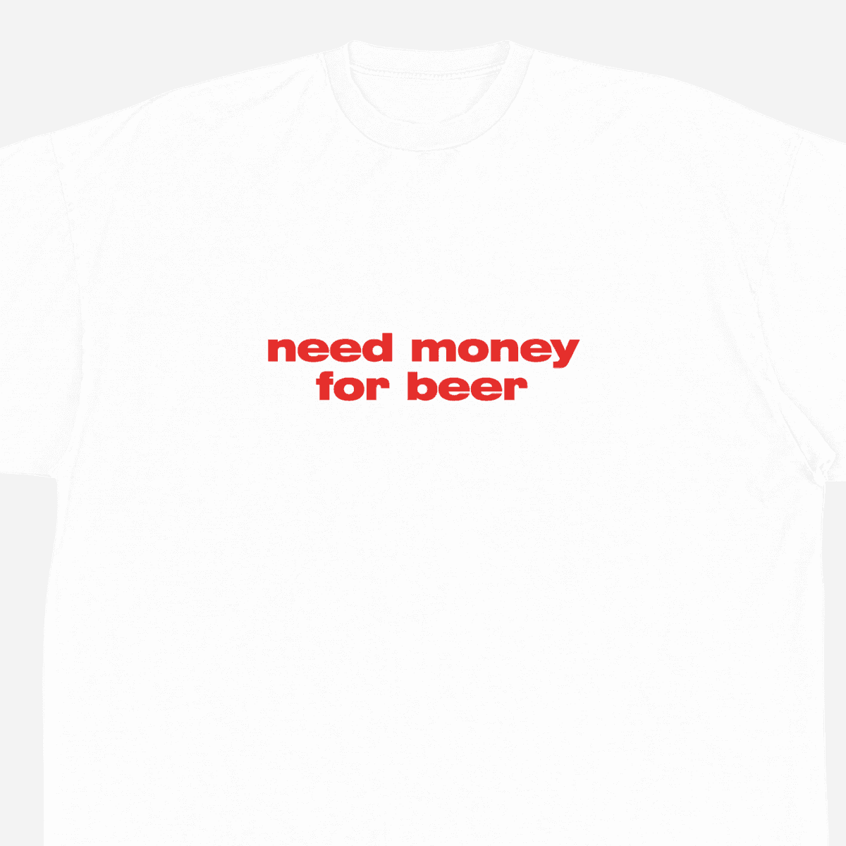NMFB tee — pohled produktu