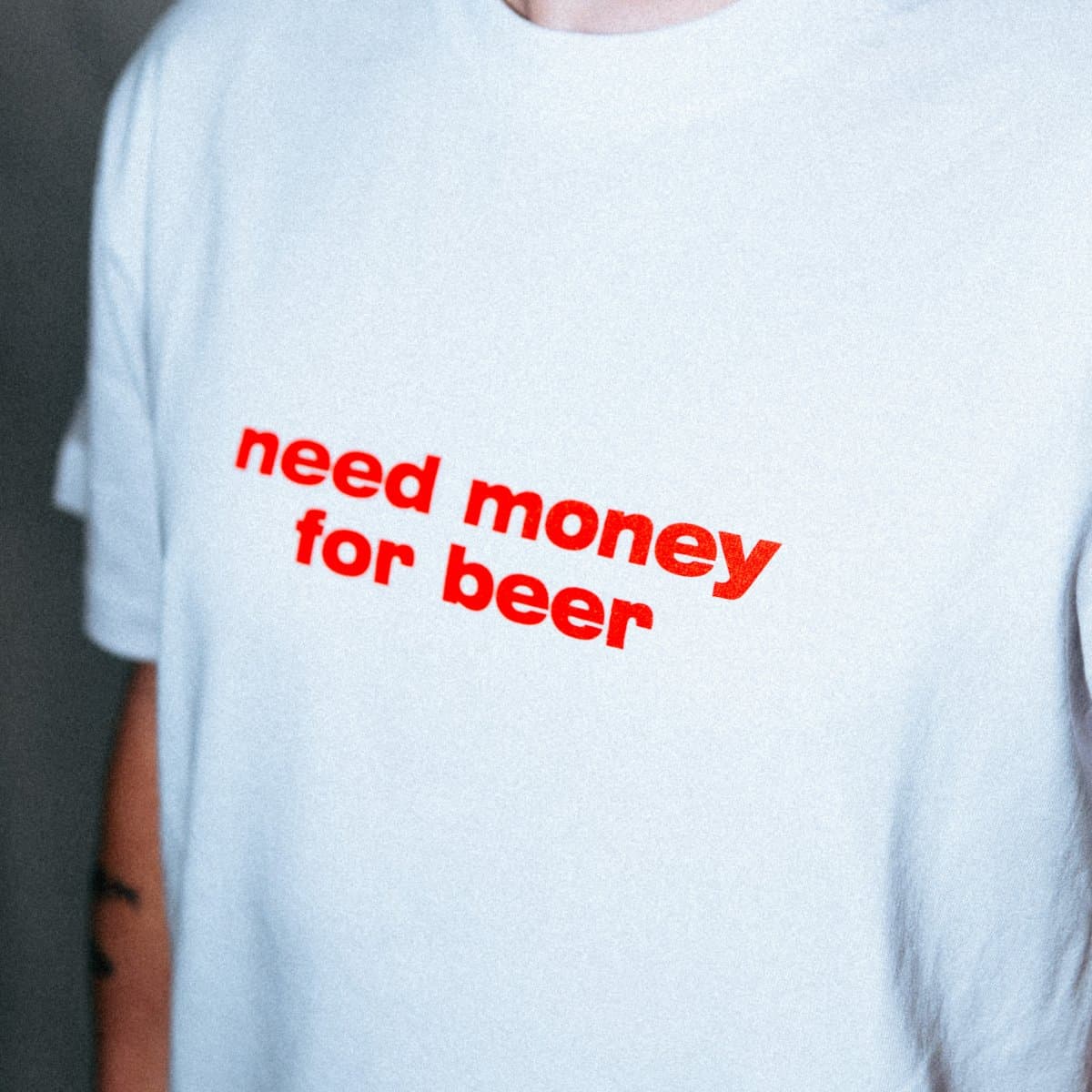 NMFB tee — pohled produktu