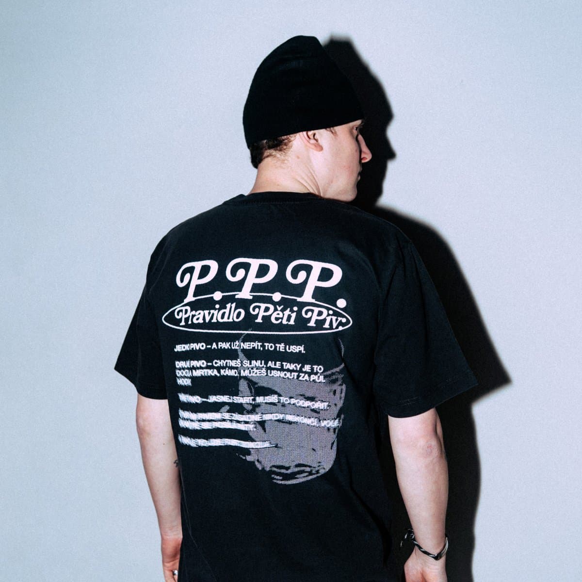 P. P. P. tee — pohled produktu